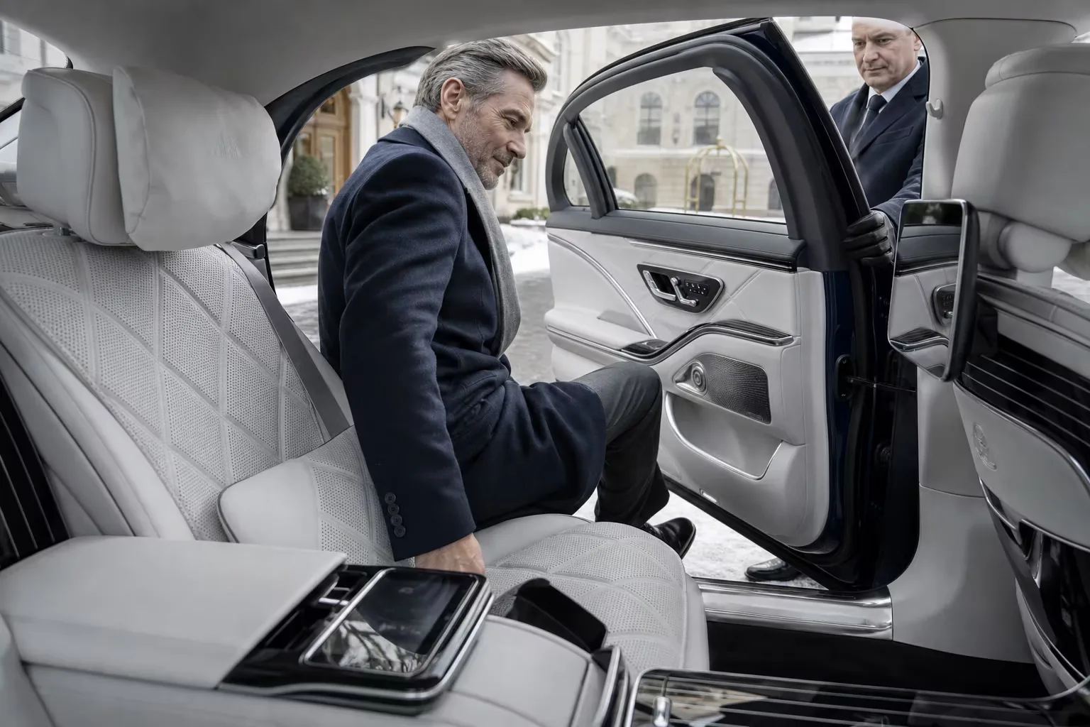 Private aviation chauffeur journey